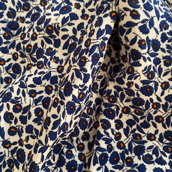 Floral print blouse with winched waist - Picture 4 of 5